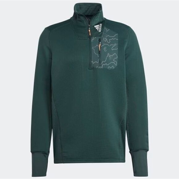 Adidas X-City Cold Ready Running Jacket Sweatshirt Men's S Green Black HF6384 - Picture 1 of 16